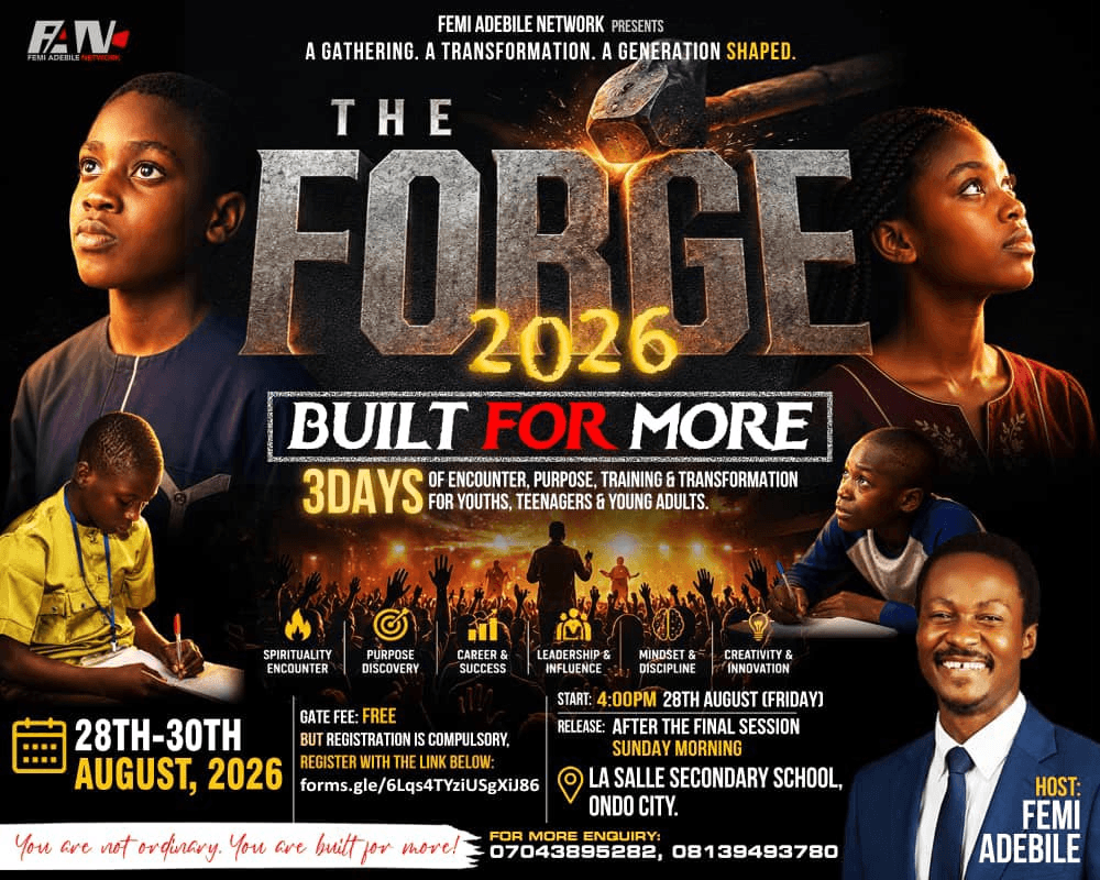 Upcoming program flier
